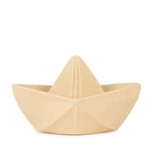 Jouet de bain Bateau Origami nude Oli & Carol