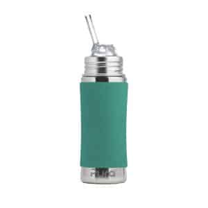 Gourde évolutive en inox menthe avec paille 325ml Pura